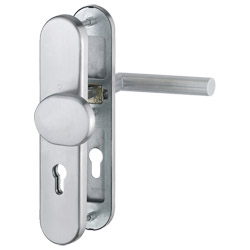 Zimmertür-Schutzwechselgarnitur E86G/3332ZA/3310/1400Z SST ES1 PZ F69 37-47 mm Türstärke Produktbild