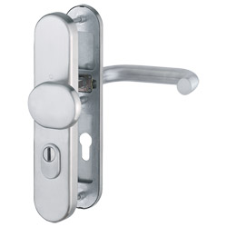 Zimmertür-Schutzwechselgarnitur E86G/3332ZA/3310/138Z SST ES1 PZ F69 37- 47 mm Türstärke Produktbild
