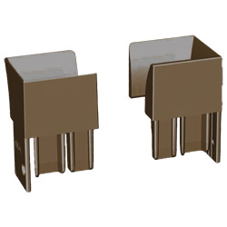 Einlauftrichter-Paar 905 braun Produktbild