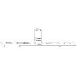 Drehband RB für Kippflügel silber Produktbild