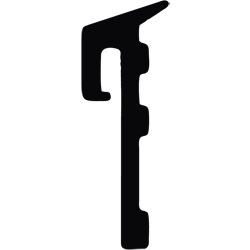 Fensterbankdichtung L3016 schwarz VE100 Produktbild