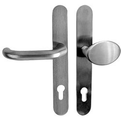 Wechselgarnitur mit Knopf oval niro Produktbild