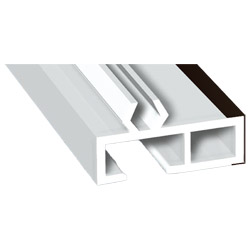 Aufdopplungsprofil 30x10mm Lg. 6,00m foliert 88 7505-167 Schokobraun Produktbild