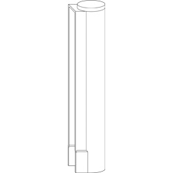 Flügellagerkappe FK-F 20-6/20 braun*VE100* Produktbild