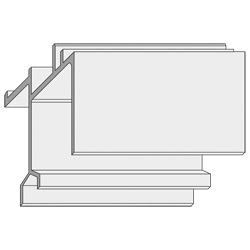 Führungsschiene HH 0130/01 Gr 670 silber Produktbild