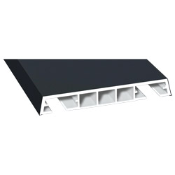Verkleidungsprofil 85x12mm Lg. 6,00m foliert 70 1605-167 Anthrazitgrau Produktbild