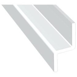 Z-Profil 20x17x25mm Lg. 6,00m Weiß, VE: 60m Produktbild
