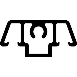 Sprossenprofil SP 26.9 weiß/9016 Produktbild