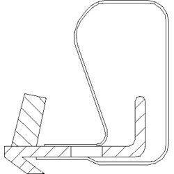 Q-LON Dichtungsprofil QL-3070 eiche hell VE800 Produktbild