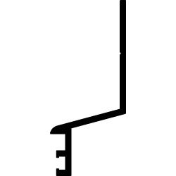 Kupplungsprofil KP 43.18 blank Produktbild