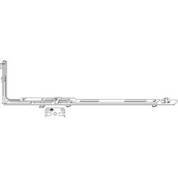 Kipphalter IS waagr  400 2SZ silber *2600**VE20* Produktbild