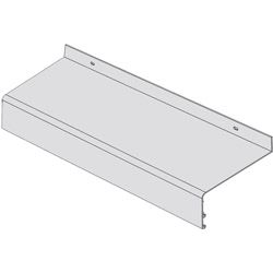 Aussenfensterbank VBH 400 Aluminium EV1 silberfarbig Produktbild