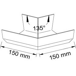 Stoßverbinder STV 105 135 Grad Produktbild