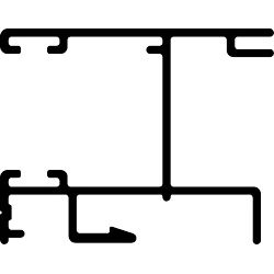 Rollladenführung P 7512 2980 mm Ral-Standard Produktbild