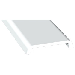 Abdeckprofil 50x9mm Weiß Produktbild