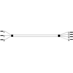Kabel 3-adrig Genius A und A-Öffner, nicht trennbar, 1m ZEM KA300--AK-------E1.00--------H----- Produktbild