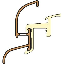 GUTMANN Regenschutzschiene Donau 22/24 F-TI Produktbild