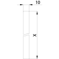 KR-Stange 10x1500 mm vz Produktbild