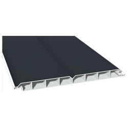 Nut- u. Federprofil 200x17mm Lg. 6,00m foliert, V-Fuge 70 1605-167 Anthrazitgrau Produktbild