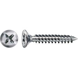 SPAX Beschlagschraube FEX für Holz und PVC, Doppelganggewinde, Senkkopf, PH, CUT-Spitze, WIROX Produktbild