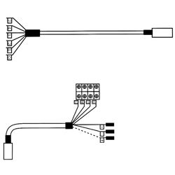 Kabel 6-adrig Genius A oder B und A-Öffner, trennbar, Bandseite, 6m ZEM KA600--AK------------B6.00---X----- Produktbild