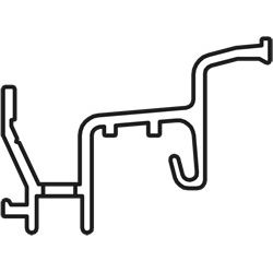Regenschiene Donau 1805N Ral 9016 VE60 Produktbild