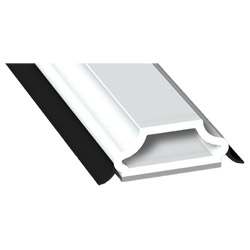 Antik-Sprosse 12mm SK Lg. 6,00m mit zwei schwarzen Weichlippen, VE: 60m Produktbild