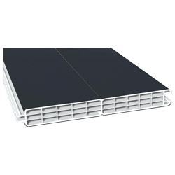 Nut- u. Federprofil 200x24mm Lg. 6,00m zweiseitig foliert 70 1605-167 Anthrazitgrau Produktbild