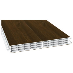 Nut- u. Federprofil 200x24mm Lg. 6,00m zweiseitig foliert 217 8007-167 Nussbaum Produktbild