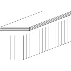 Bürstendichtung 5219 6,9x7 mm grau Produktbild