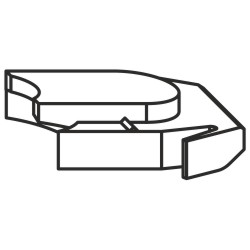 Kippbegrenzer Zusatzschere Ral 7001 Krt100 Produktbild