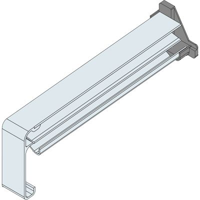 MF4 blank - Aluminium-Gleitabschluss mit Dehnungsausgleich Produktbild