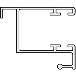 ALU-Rollladenführung IDEAL 40/33/14 Produktbild