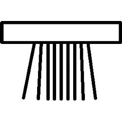 Bürstenkeder RB 1 VE100 Produktbild