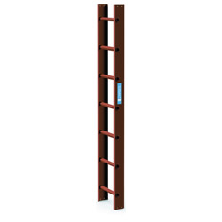 Dachleiter rot-braun Nr 40397 2 mtr Produktbild