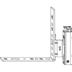 Ecklagerband 18Ü/13V silber rs Produktbild