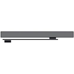 Gleitschiene TS 1500 G mit Hebel silberf Produktbild