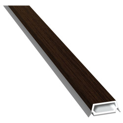Trapez-Sprosse 23mm SK Lg. 6,00m foliert, mit zwei schwarzen Weichlippen 205 2089-167 Eiche Dunkel Produktbild