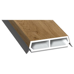 Trapez-Sprosse 38mm SK Lg. 6,00m foliert, mit zwei schwarzen Weichlippen 49240 Winchester Produktbild