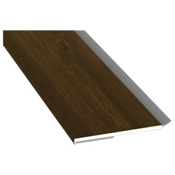 Flachprofil 50x3 mm WL SK Lg. 6,00 m foliert WL Schwarz 217 8007-167 Nussbaum Produktbild