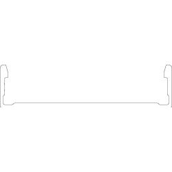 Abdeckprofil FWT 55-1 15/55 mm Alu blank Produktbild