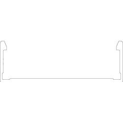 Abdeckprofil FWT 55-1 20/55 mm Alu blank Produktbild