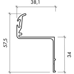 Alu-Revisionsprofil C33 Produktbild