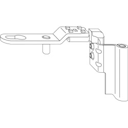 Drehlagerband DLK 20/13 br ls Produktbild