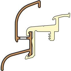 GUTMANN Regenschutzschiene Isar 25/24 F-TI Produktbild