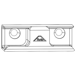 Schiebegriff Pop-Up braun Produktbild