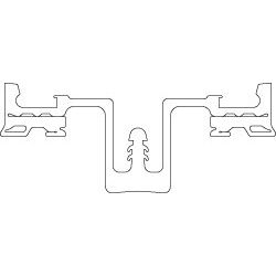 Pfostendichtung FWT 55-1 E2 von 2 o.DAZ Produktbild