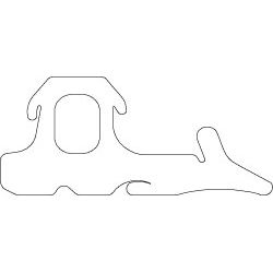 Verglasungsdichtung EPDM 3 mm schwarz Produktbild