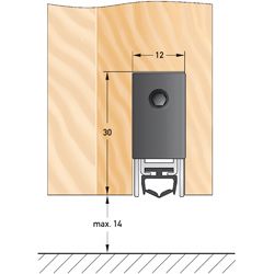 DEVENTER Automatische Türdichtung DBS 1230 Produktbild