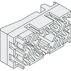 Windstopp für Gealan S8000 weiß VE10 Produktbild